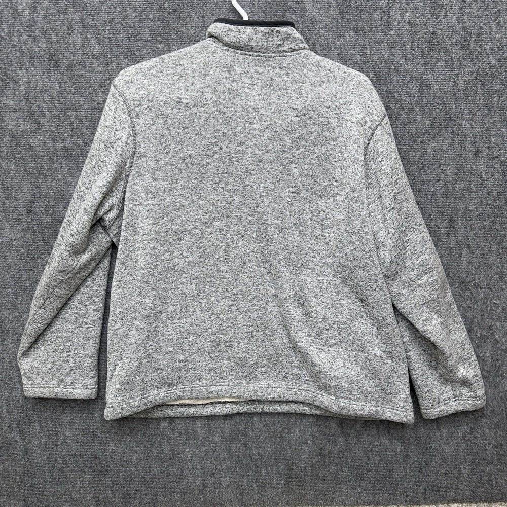 Orvis Sherpa Lined gray Pullover  shirt sweater 1/4 zip Men's size 2XL - Picture 2 of 7